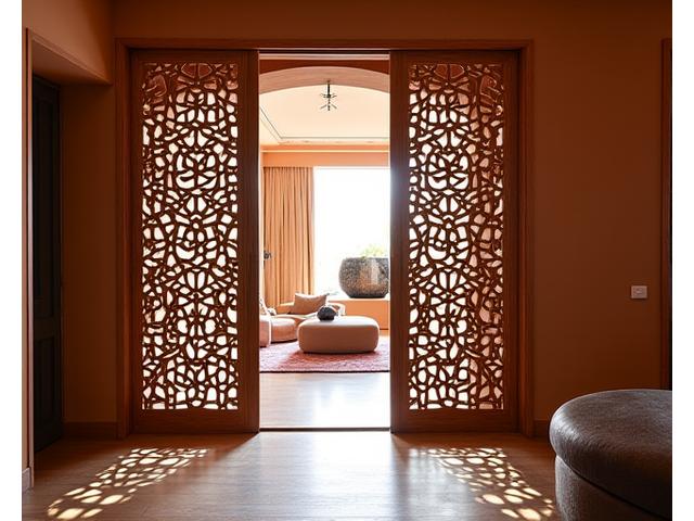 Moucharabieh en argile customisé pour un intérieur moderne, Source Argilée