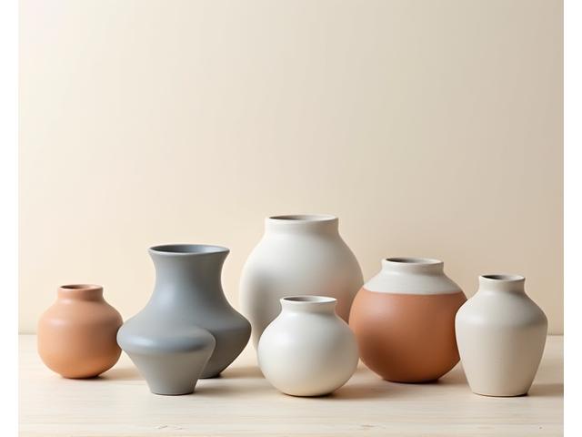 Ensemble de vases décoratifs en céramique aux formes élégantes, Source Argilée